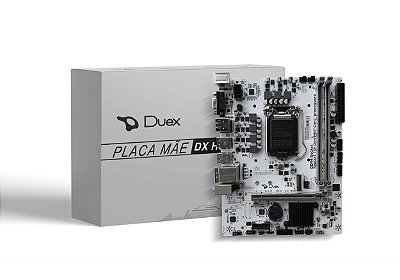 Placa Mãe Duex DX H510 PRO M.2 Intel LGA 1200 DDR4 Branca