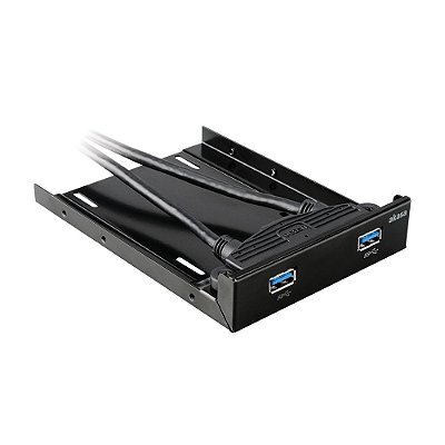 Adaptador de Baia 3.5" para 2.5" com 2 portas USB 3.0 - Akasa AK-HDA-09