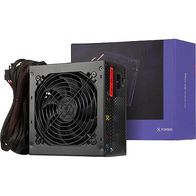 Fonte Fortrek Black Hawk, 400W, 80 Plus White, Sem Cabo, Preto