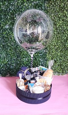 Cesta Manhã afetiva - Masculina C/ balão