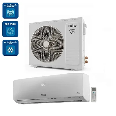 Ar Condicionado Split Hi Wall Inverter Philco 12000 BTU/h Frio PAC12FB – 220 Volts