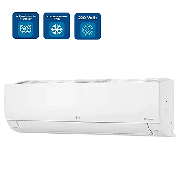 Ar Condicionado Split Hi Wall R32 LG Dual Inverter Voice +IA 9000 BTU/h Frio S3-Q09AA31A – 220 Volts