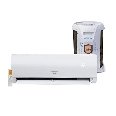 Ar Condicionado Split Hi Wall Inverter Springer Midea Xtreme Save Connect 9000 BTU/h Frio 42AGVCI09M5 - 220 Volts