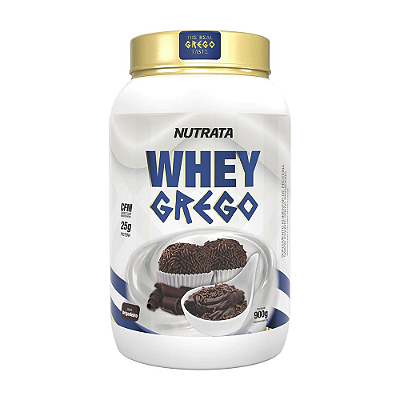 Whey Grego Sabor Brigadeiro 900gr Pote