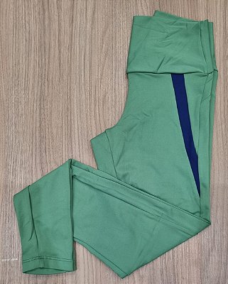 Legging  Lightness Recorte  Cor Verde Tamanho P