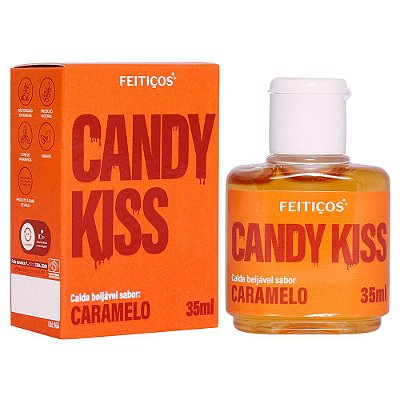 Gel Corporal Candy Kiss Beijável - Caramelo - 35ml - Feitiços