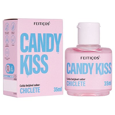 Gel Corporal Candy Kiss Beijável - Chiclete - 35ml - Feitiços