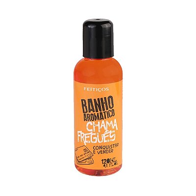 Espuma De Banho Aromático - Chama Freguês - Conquistar e Vender - 120ml - Feitiços