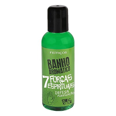 Espuma De Banho Aromático - 7 Forças Espirituais - Purificação e Defesa - 120ml - Feitiços