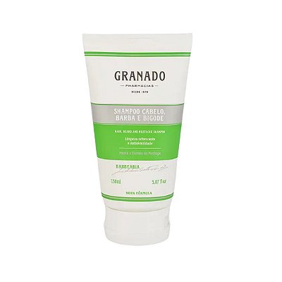 Shampoo Masculino Granado  Cabelo, Barba e Bigode 150ml