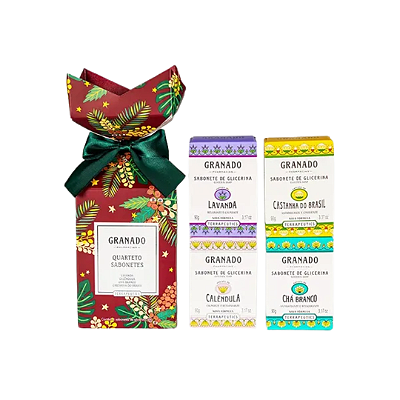 Kit Bombom Terrapeutics Sabonetes Granado