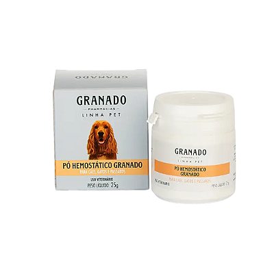 Pó Hemostático 25g - Linha Pet Granado
