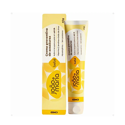 Creme Preventivo de Assaduras João e Maria 40g Vitamina E Lanolina