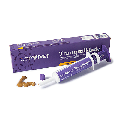 Tranquilidade Conviver | Calmante Natural para Cães e Gatos 30g | Equilíbrio emocional