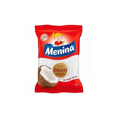 COCO RALADO MENINA ÚMIDO E ADOÇADO - 100 G