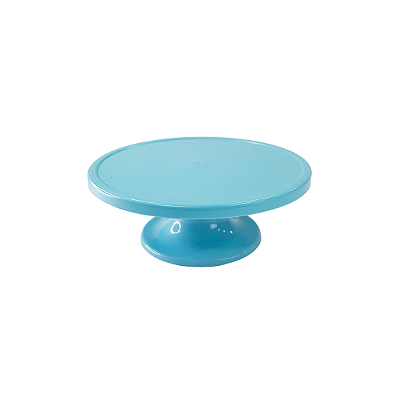 SUPORTE BOLO MINI LISO 15CM DE DIAMETRO AZUL - LSC TOYS