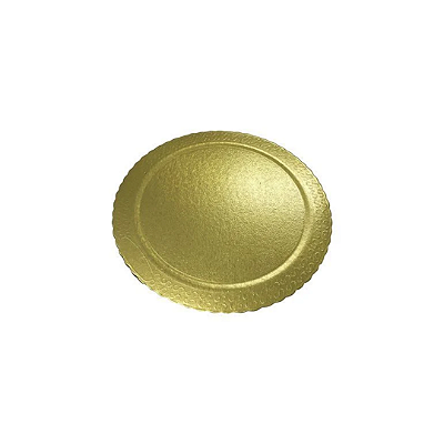 Cake Board Redondo de 26cm Dourado Ultrafest