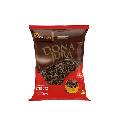Granulado Macio Dona Jura Chocolate 500g Cacaufoods