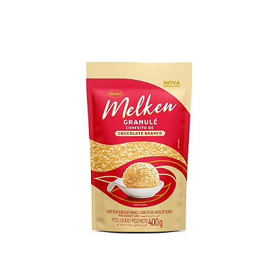 Granulé Chocolate Branco Melken Harald 400g
