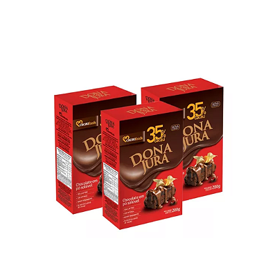 Trio Chocolate Em Pó 35% Cacau 200g - Dona Jura