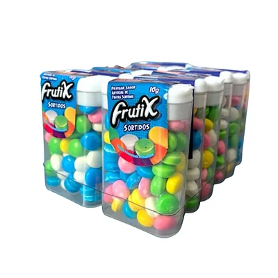 Pastilha Frutix Sabor Frutas Display c/10 de 16g