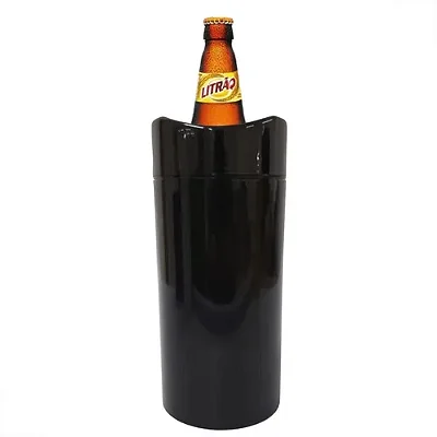 Porta Garrafa de Cerveja 1 litro Preto Neoplas