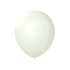 Balão Bexiga Branco 8" com 50 unidades - FestBall