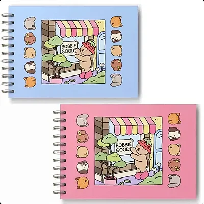 Livro de Pintura Bob Goods c/ 50 folhas Rosa Ou Azul