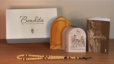 Kit Bendita para Rezar o Santo Terço | Auxílio para Contemplação dos Mistérios