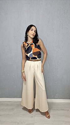 Calça Pantalona Toque Sutil