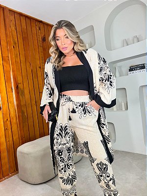 Conjunto Black White