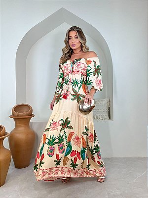 Vestido Jasmim Ciganinha