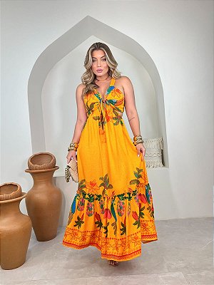Vestido Luz do Pôr do Sol