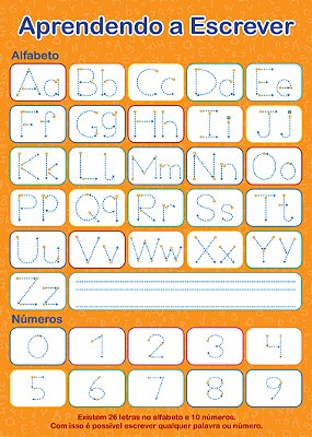 Banner Aprendendo a Escrever | Alfabetização Escolar