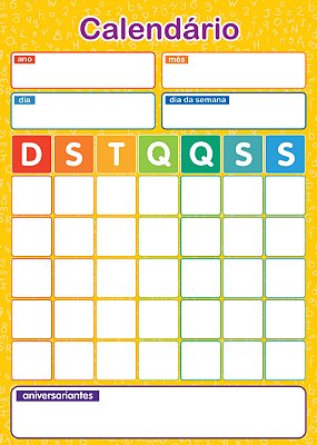 Banner Calendário | Organização da Sala de Aula