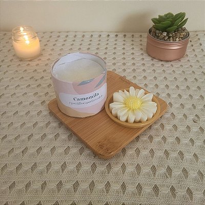 2 Pastilhas Perfumadas Camomila - Derreta Serenidade