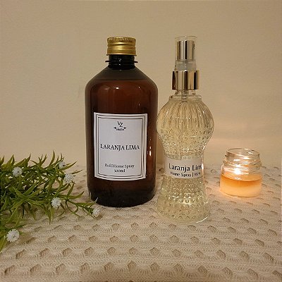 Home Spray Laranja Lima + Refil | Recarregue Alegria
