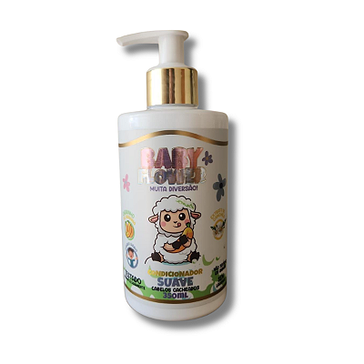 Condicionador Baby Flower Cabelos Cacheados  Kids 350ml