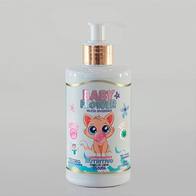 Condicionador Baby Flower Cabelos Lisos Kids 350ML