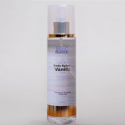 Body Splash Vanilla Baby Flower – Sofisticação e Elegância com Notas Florais e Vanilla