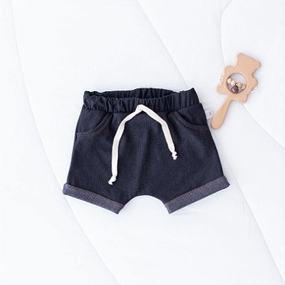 Bermuda Saruel Jeans Moletom Kids