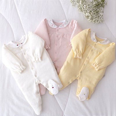 Macacão Manga Longa Menina Luxo