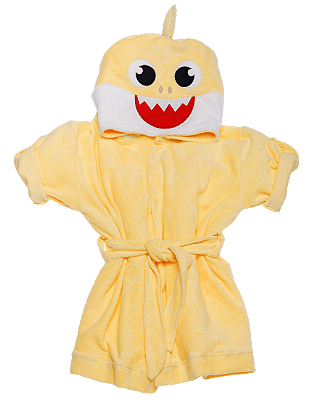 Roupão Atoalhado Baby Tubarão