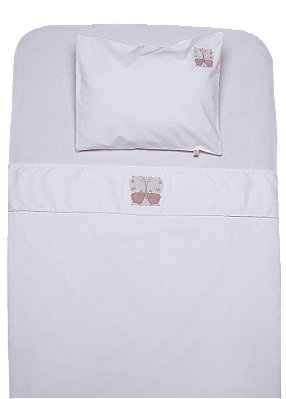 Lençol de Berço e Mini Cama Percal - Borboleta