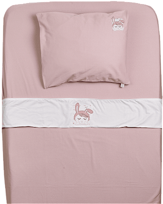 Lençol de Mini Berço Malha - Boneca