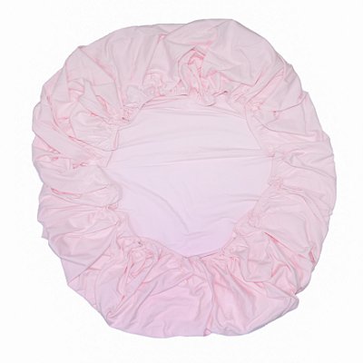 Lençol de Baixo Malha com Elástico Mini Berço - Rosa