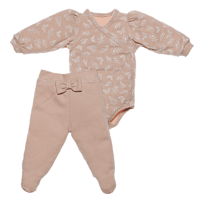 Conj. Body Manga Longa com Calça - Borboletas  #SEMANADOBODY