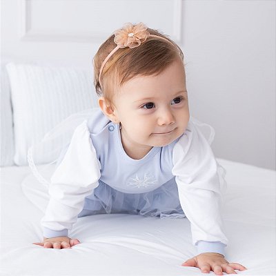 Conj. Body Manga Longa com Calça PRINCESAS - Frozen