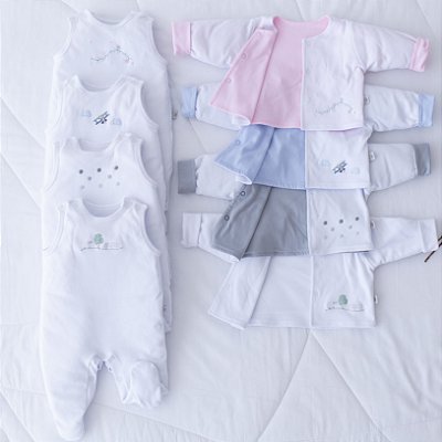 Macacão Regata com Casaco Dupla Face - Flores