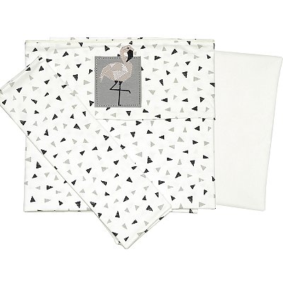 Lençol de Mini Berço Malha - Flamingo